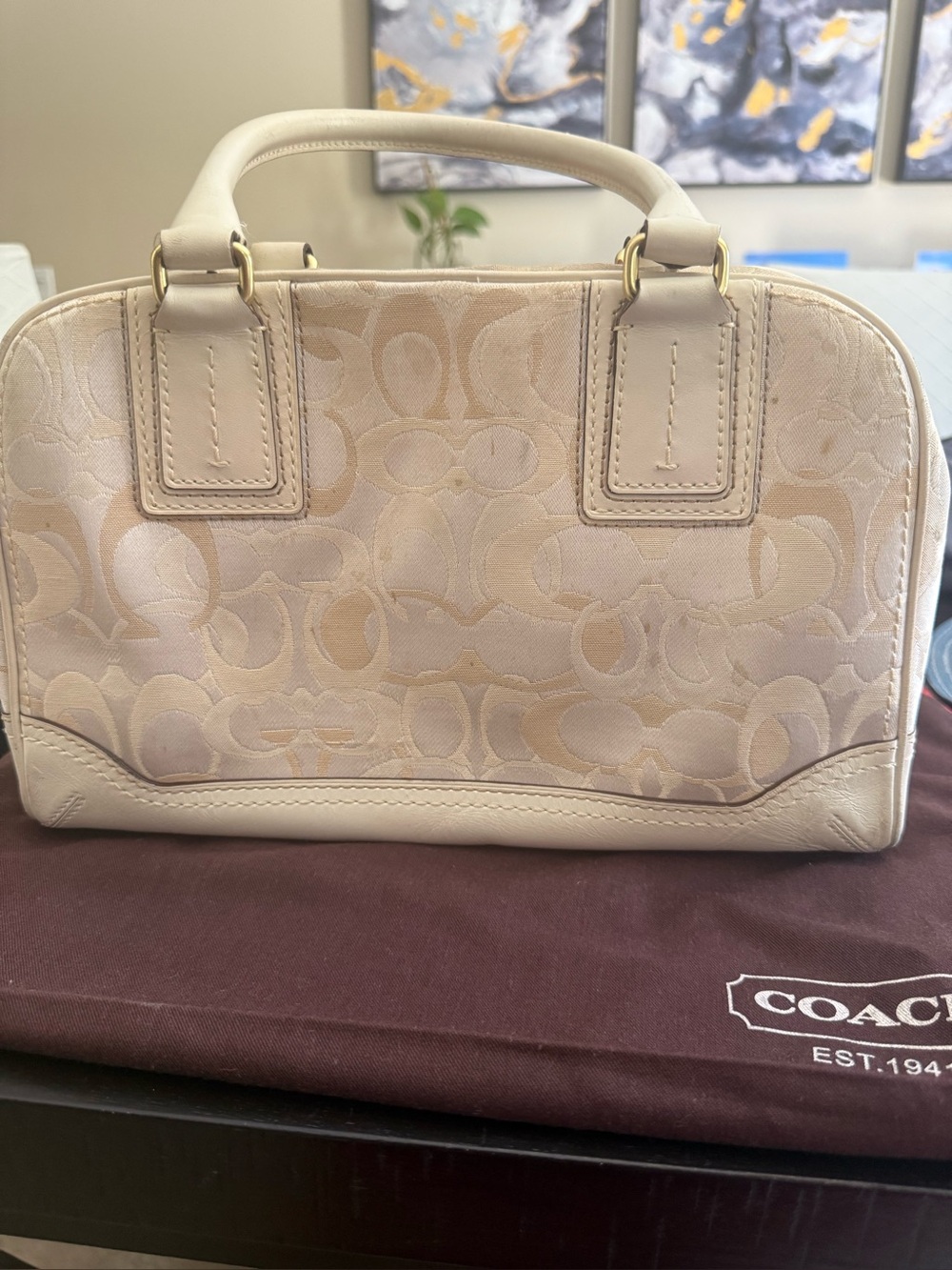 Coach Signature Hampton Shoulder Bag